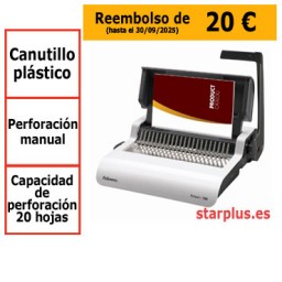 Encuadernadora Fellowes Pulsar+ canutillo plástico 5627601