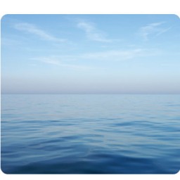 Alfombrilla reciclada océano Azul