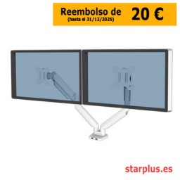 Plataforma blanca 2 monitores horizontales  Platinum Series Fellowes 8056301