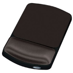 Alfombrilla con reposamuñecas ajustable Premium gel Grafito