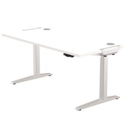 Tablero mesa elevable 160 cm. blanca Fellowes