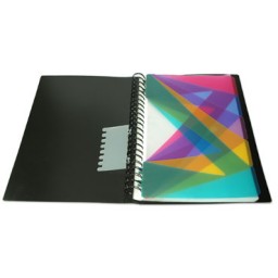 Reorganizer 40 fundas Din A-4 negra Office Box 15468