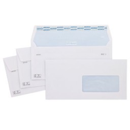 CJ500 sobres 110x220 mm. ventana derecha blancos Unipapel 20252070