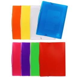 Clasificador fuelle XS PP Folio azul translúcido Grafoplás 02960830