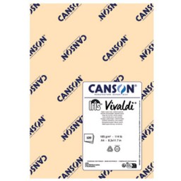 Paquete 120 cartulinas Iris colores pastel 185 g/m² A4 Canson C612712002