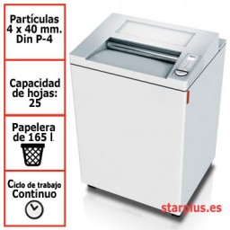 Destructora IDEAL 4002C para uso departamental