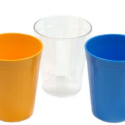 Vaso de plástico  20 cl. verde 53013VE