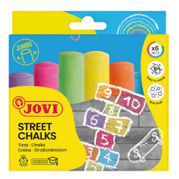 6 tizas Jumbo colores Jovi 1030