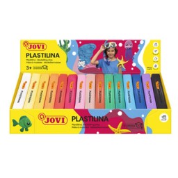 15 pastillas plastilina 150 g colores surtidos Jovi 71S