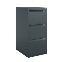 Archivador metálico 3 cajones antracita