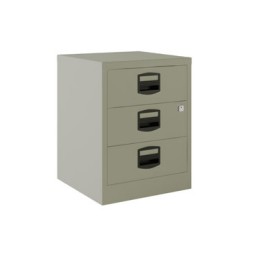 Cajonera metálica 3 cajones gris