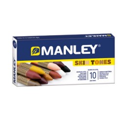 10 ceras Manley colores piel MNC00045