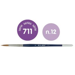 6 pinceles 711 nº 12 Milan 0471112B
