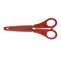 24 tijeras escolares con funda Case Milan