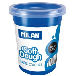 CJ4 botes de 116 g. Soft Dough azul Milan 9135115204