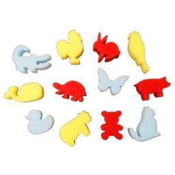 12 esponjas pintura animales Niefenver 0800114