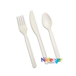 50 cucharas maíz 16cm. Niefenver 2000104