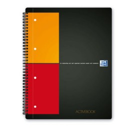 Bloc Oxford Activebook Din A-4 80HJ c/5 azul 100104329