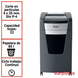 Destructora Rexel Momentum Extra XP422+ partículas P-4 2021422XEU