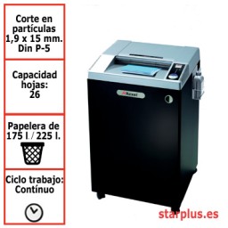 Destructora Rexel Mercury RLWM26 con microcorte para Din A-3 y uso departamental
