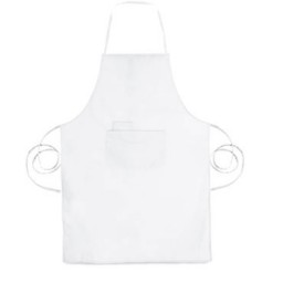 Delantal de adulto blanco starPLUS T068