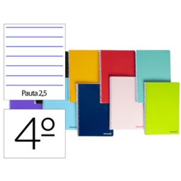 Cuaderno Smart 4º pauta 5º 2,5mm. Liderpapel 08393