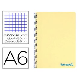Cuaderno WONDER PP 120HJ Din A-6 amarillo Liderpapel 08568