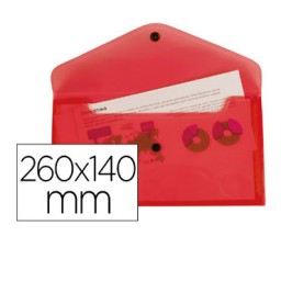 Dossier broche PP 260x140 rojo Liderpapel 11293
