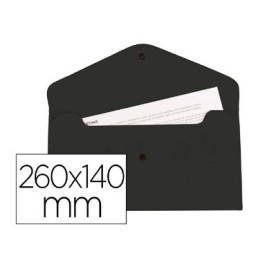 Dossier broche PP 260x140 negro opaco Liderpapel 11294