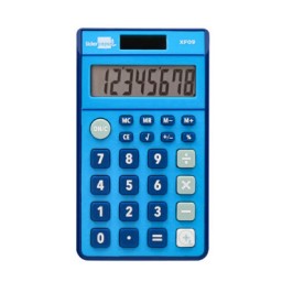 Calculadora de bolsillo azul Liderpapel 163474