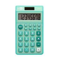Calculadora de bolsillo verde Liderpapel 163478