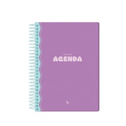 Agenda escolar Classic D/P morada Liderpapel 172348