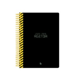 Agenda escolar Classic D/P negra Liderpapel 172351