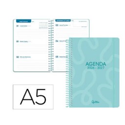Agenda escolar Classic S/V turquesa Liderpapel 174780