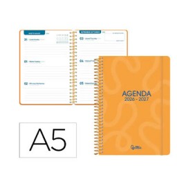 Agenda escolar Classic S/V naranja Liderpapel 174786
