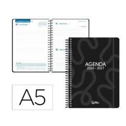 Agenda escolar Classic D/P negra Liderpapel 174787