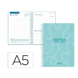 Agenda escolar Classic D/P turquesa Liderpapel 174788