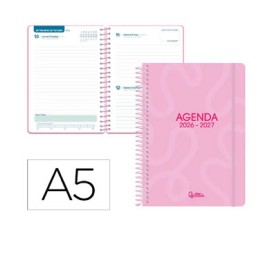Agenda escolar Classic D/P rosa Liderpapel 174789