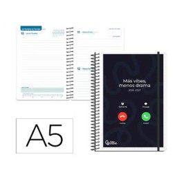 Agenda escolar Classic personalizable A5 D/P Liderpapel 174804