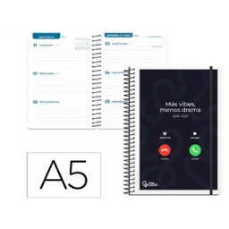 Agenda escolar Classic personalizable A5 S/V Liderpapel 174805