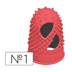 Caja de 12 dediles azul núm. 1 Liderpapel 17899