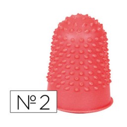 Caja de 12 dediles amarillo núm. 2 Liderpapel 17900