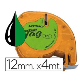 Cinta Letratag 12 mm. negro/azul 91205 Dymo S0721650