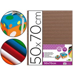 Cartón ondulado marrón Liderpapel