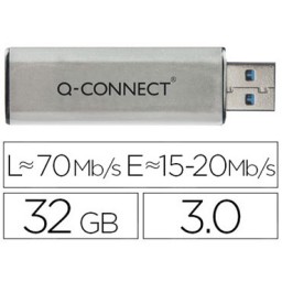 Memoria USB 32 GB retráctil Q-Connect
