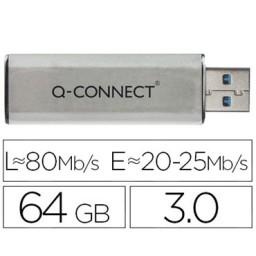 Memoria USB 64 GB retráctil Q-Connect