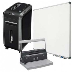 ¿Quieres comprar una destructora, encuadernadora o una pizarra?